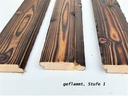 Geflammtes Profilholz 20 x 95 mm geflammt Stufe 1 gebürstet nordische Fichte (Tanne)