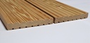 Balkon-Dielen 20 x 140 mm grob/grob geriffelt sibirische Lärche