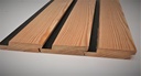 Rhombusprofil 20 x 95 mm Deck|Wechselfalz Schattenfuge sibirische Lärche