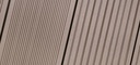 VivaDeck WPC Terrassendielen 24 x 142 mm Granit Ovalhohlkammer-Profil