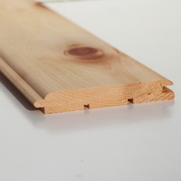 [1261] Nut-Feder Profilholz Style 14 x 97 mm sibirische Zirbelkiefer Zirbenholz- Sortierung: AB (1,00 m)