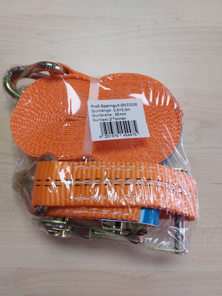 [0015] Spanngurt 35 mm Profi-Ratsche 6 m 1 t