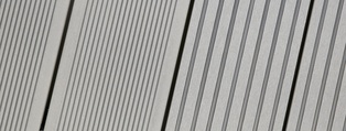 VivaDeck® WPC Terrassendielen 24 x 142 mm Granit Ovalhohlkammer-Profil
