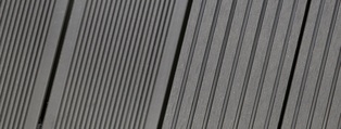 VivaDeck® WPC Terrassendielen 24 x 142 mm Schiefer Ovalhohlkammer-Profil