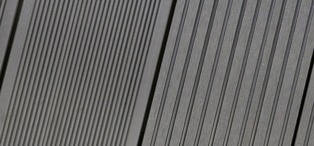 VivaDeck® WPC MAGNUM Terrassendielen 24 x 203 mm Schiefer Ovalhohlkammer-Profil