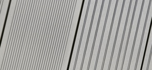 VivaDeck® WPC MAGNUM Terrassendielen 24 x 203 mm Granit Ovalhohlkammer-Profil