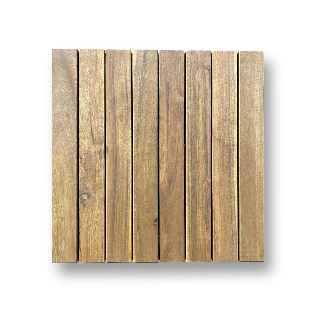 Terrassenplatten Holzfliesen 600 x 600 x 40 mm  Premium Akazie