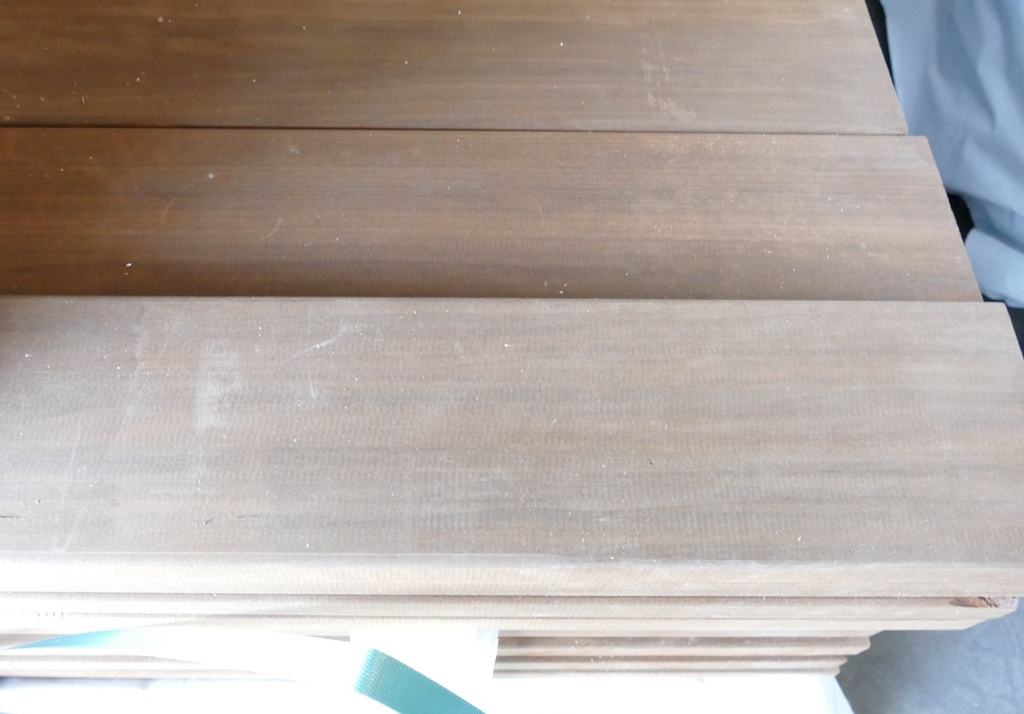 Thermoespe Glattkantbretter | Banklatten 27 x 120 mm 3 m Sortierung: A