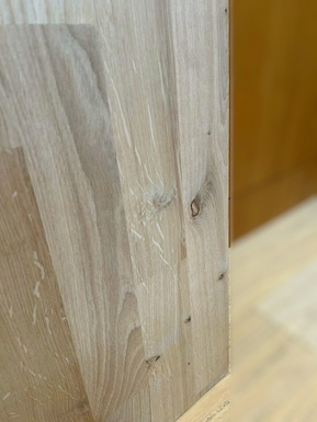 Eiche Leimholzplatte 19 x 1210 mm Rustik Massivholz